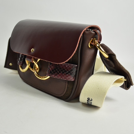 Line Théodore Miss Antoinette Shoulder Bag Burgundy