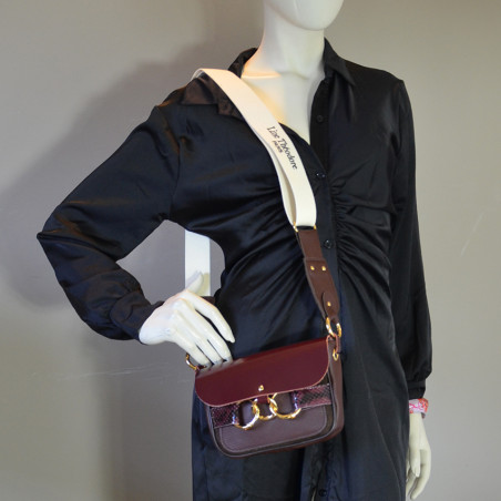 Line Théodore Miss Antoinette Shoulder Bag Burgundy