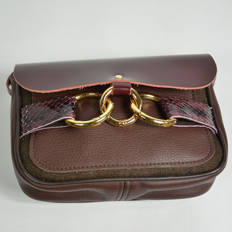 Line Théodore Miss Antoinette Shoulder Bag Burgundy