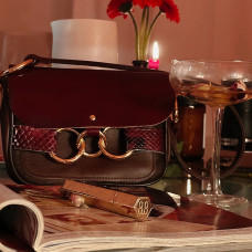 Line Théodore Miss Antoinette Shoulder Bag Burgundy