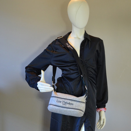 Line Théodore Mr.Mme Crossbody Satchel Mayfair Flannel