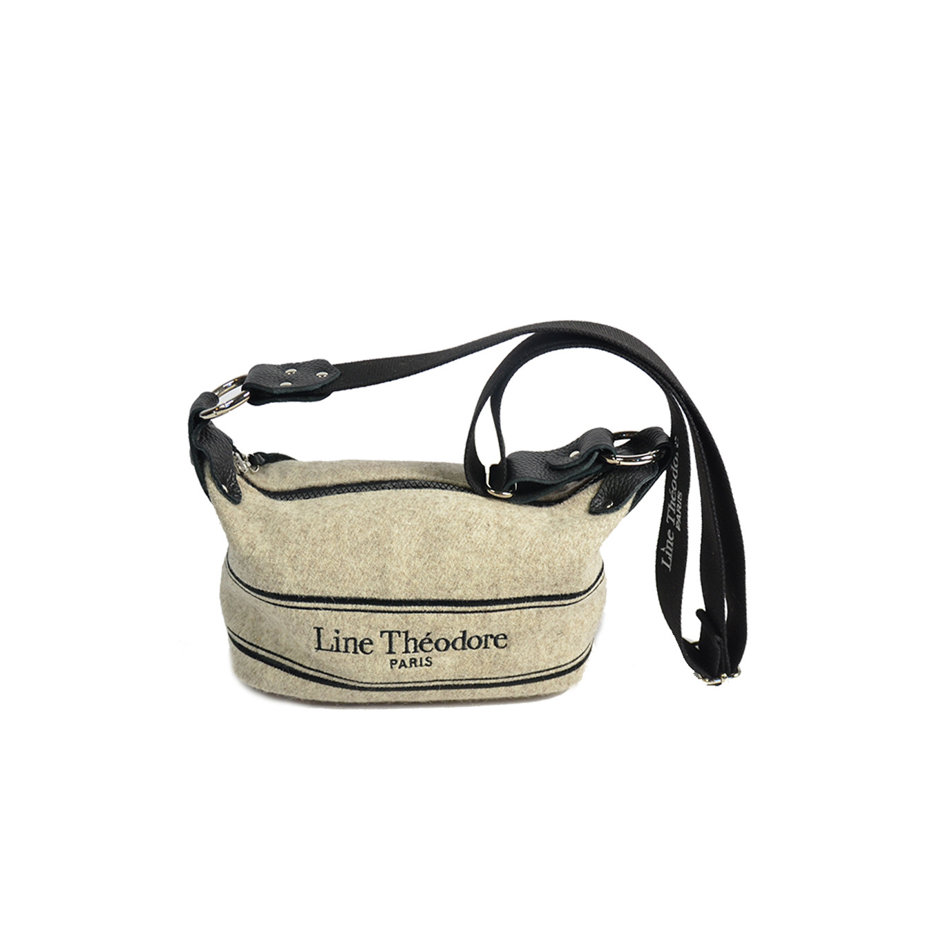 Line Théodore Mr.Mme Crossbody Satchel Mayfair Flannel