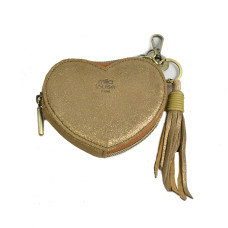 Mila Louise Love Coin Purse and Keychain Bronze
