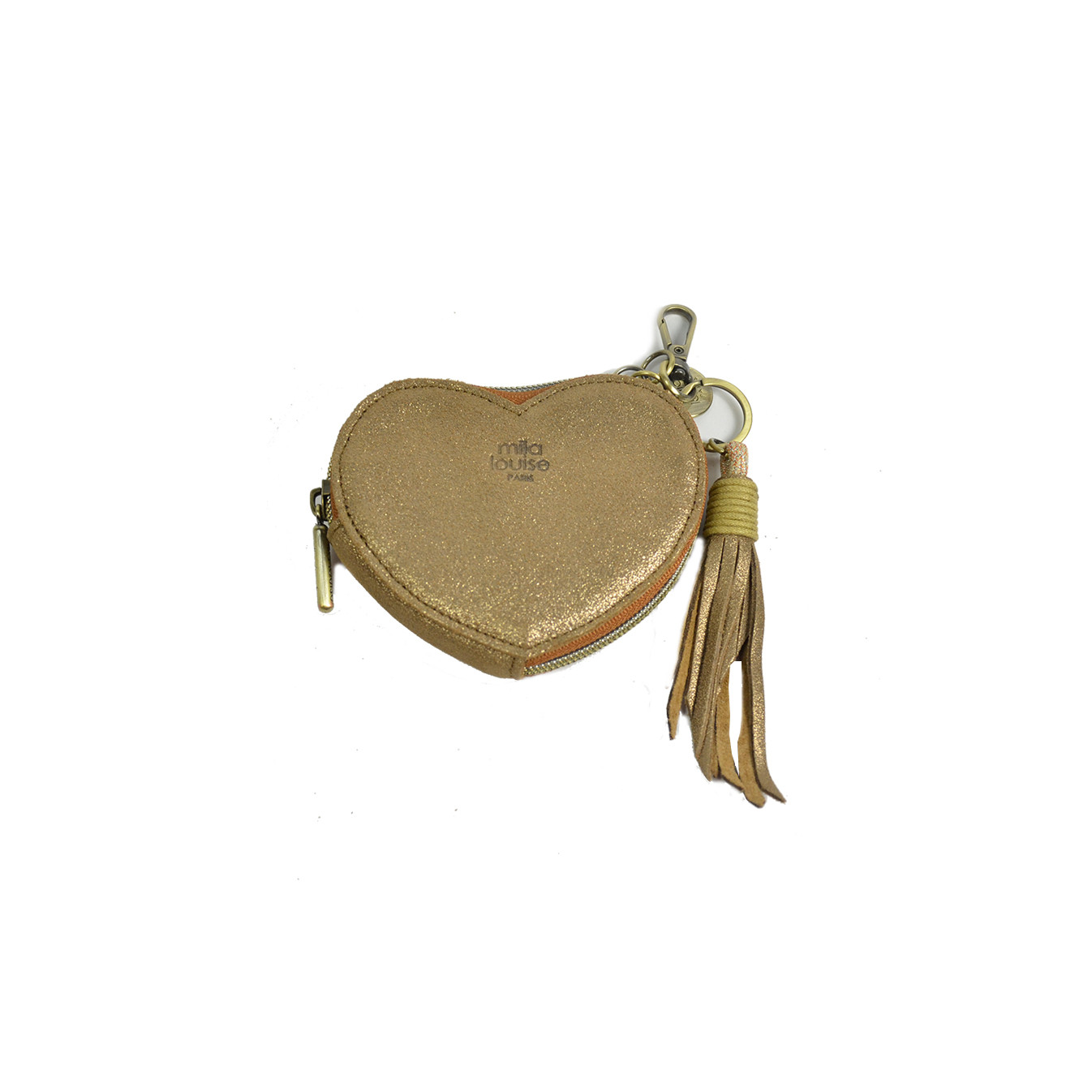 Mila Louise Amour Porte-Monnaie et Porte Clés Bronze