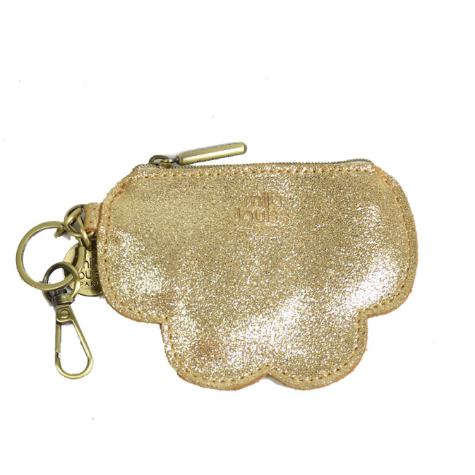 Mila Louise Cloud X Coin Purse and Keychain Amber