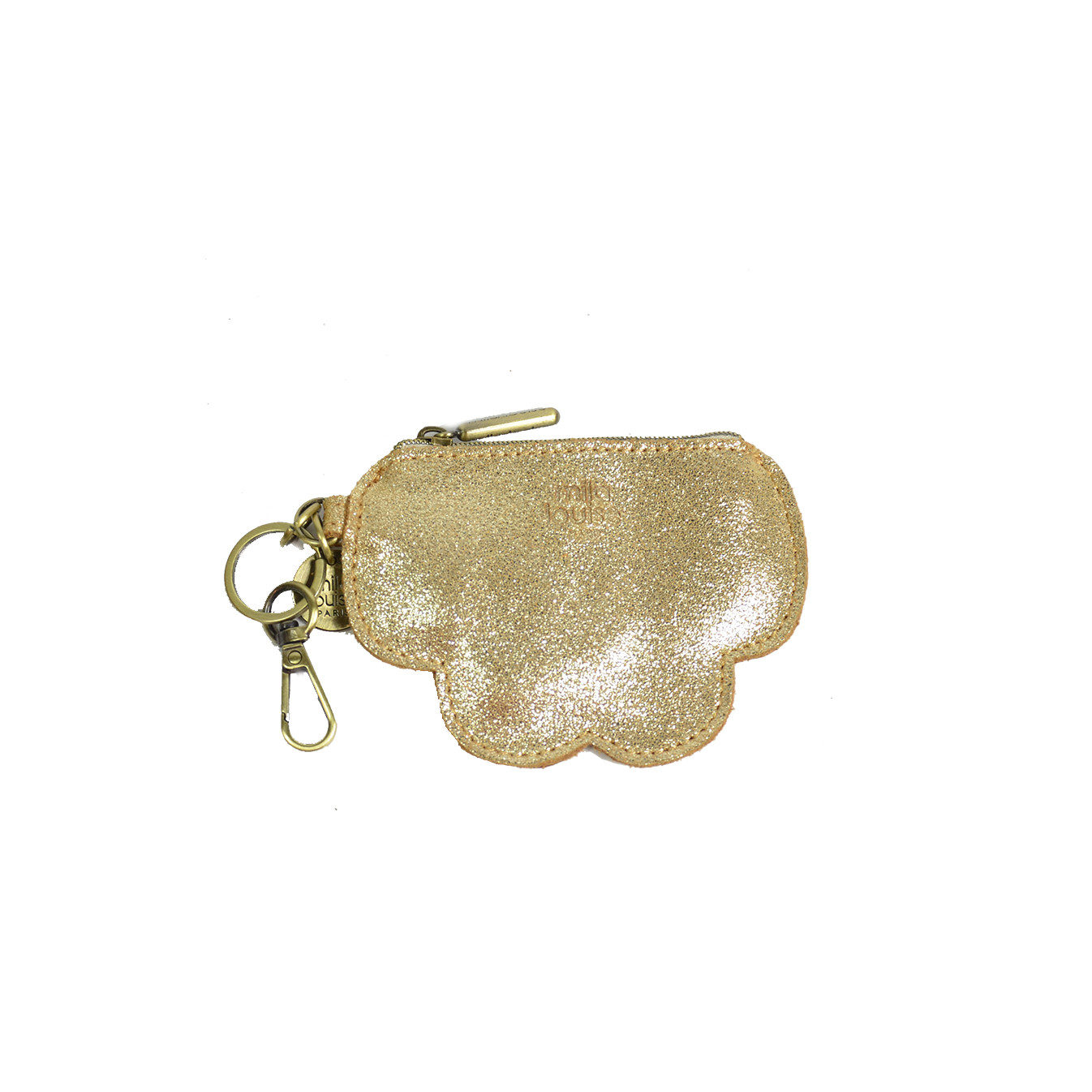 Mila Louise Cloud X Coin Purse and Keychain Amber
