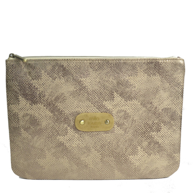 Mila Louise Poch GM PG2 Bag and Cosmetic Case Bronze