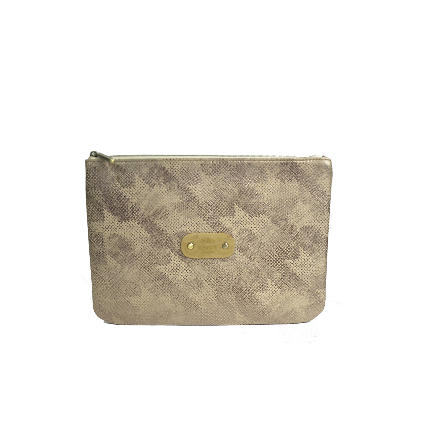 Mila Louise Poch GM PG2 Bag and Cosmetic Case Bronze