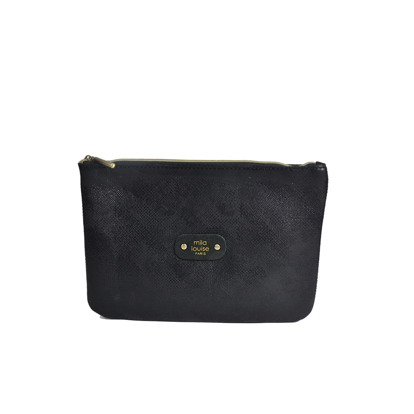 Mila Louise Poch GM PG2 Bag and Cosmetic Pouch Black