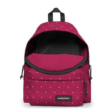 Eastpak Glitter Dots Padded Pak'r Backpack 6w5 Dots Wine Silver