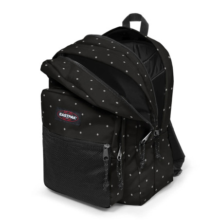Eastpak Pinnacle Sac à Dos 6w3 Dots Black Silver cote