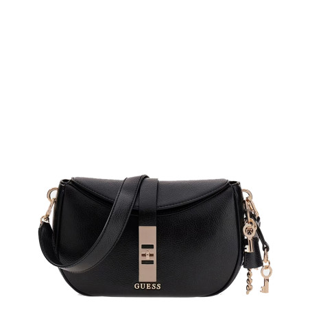 Guess Brooke Shoulder Bag Charm Black