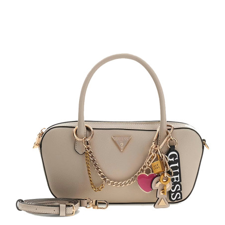 Guess Davina Handbag and Crossbody Charm Latte LTA
