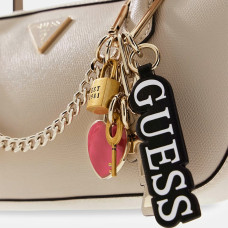 Guess Davina Handbag and Crossbody Charm Latte LTA