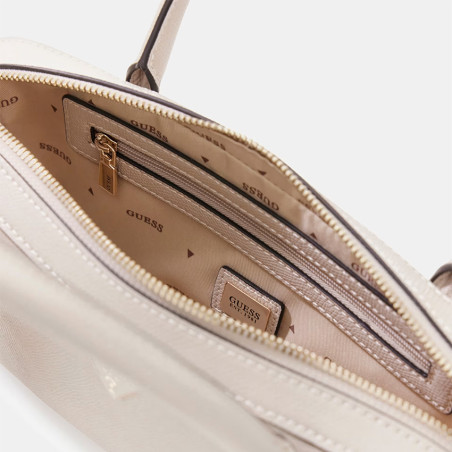 Guess Davina Handbag and Crossbody Charm Latte LTA
