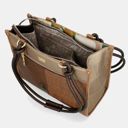Anekke Amphora Long Handle Shopping Bag Brown
