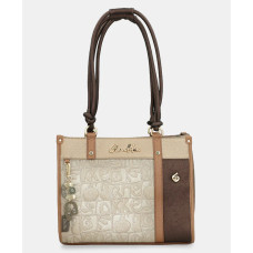 Anekke Amphora Long Handle Shopping Bag Brown
