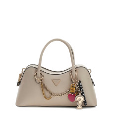 Guess Davina Bowling Charm Handbag Latte LTA