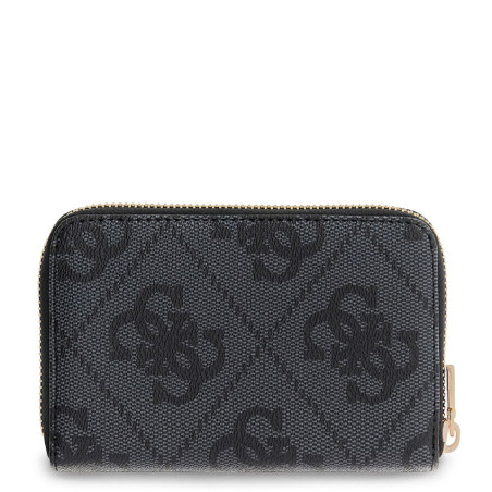 Guess Laurel ll Medium Zip Coal Logo Wallet