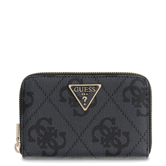 Guess Laurel ll Medium Zip Coal Logo Wallet
