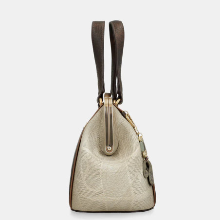 Anekke Muse Handbag with Patterns Beige