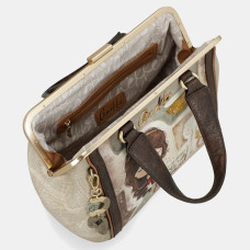 Anekke Muse Handbag with Patterns Beige