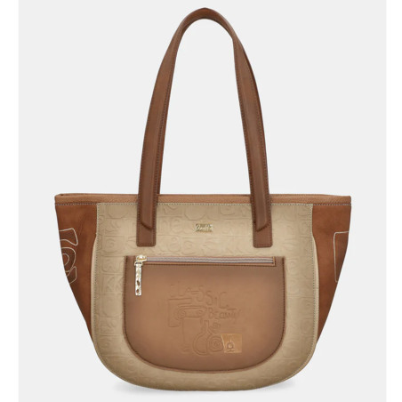 Anekke Muse Sac Shopping Camel dos