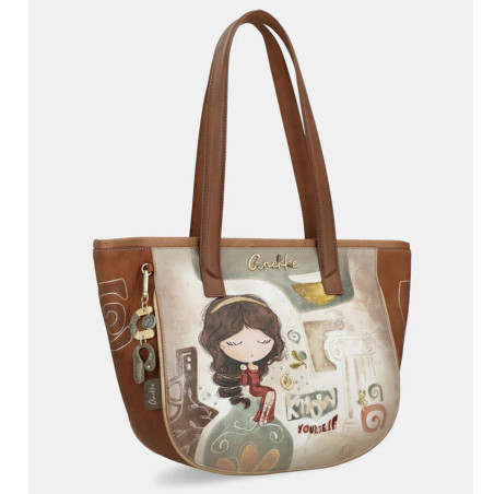 Anekke Muse Sac Shopping Camel face