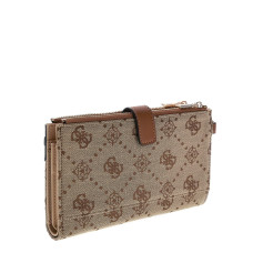 Guess Melinda Logo Compact Latte Logo