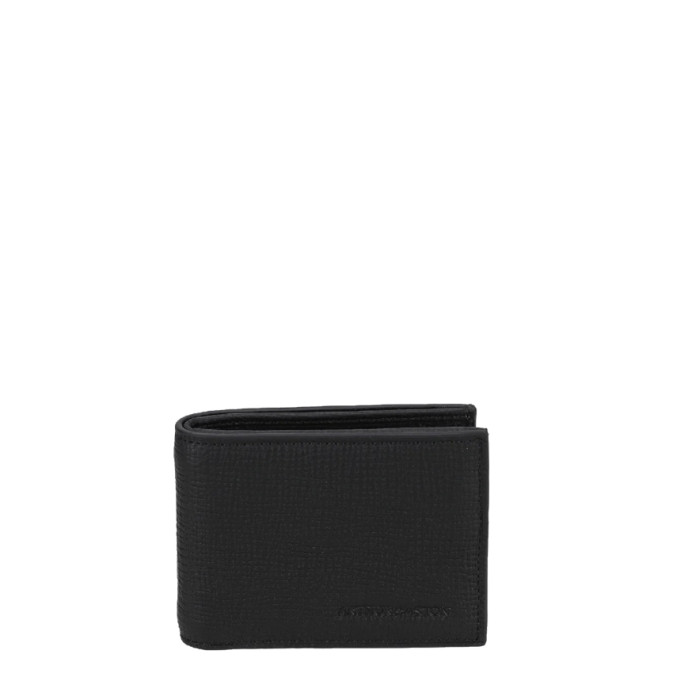 Arthur & Aston Lewis Italian Leather RFID Black Wallet