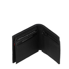 Arthur & Aston Lewis Italian Leather RFID Black Wallet