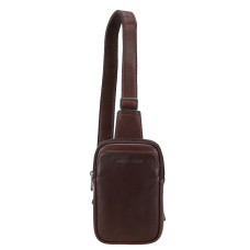 Arthur and Aston Ange Leather Holster Bag M 2 Compartments Chestnut