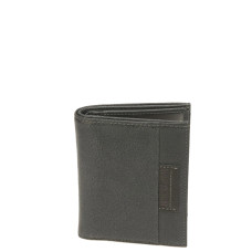 Arthur & Aston Marco Leather Wallet 3 Flaps Black