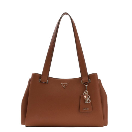 Guess Evie Shopping Bag 3 Compartments Cognac