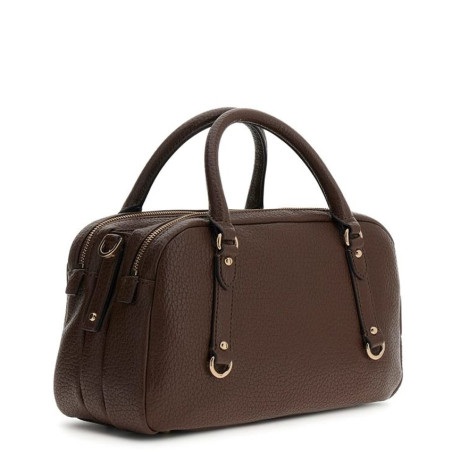 Guess Marsha Bowling Bag 2 Compartments ESP Dark Brown