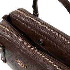 Guess Marsha Bowling Bag 2 Compartments ESP Dark Brown