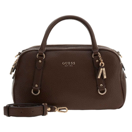 Guess Marsha Bowling Bag 2 Compartments ESP Dark Brown