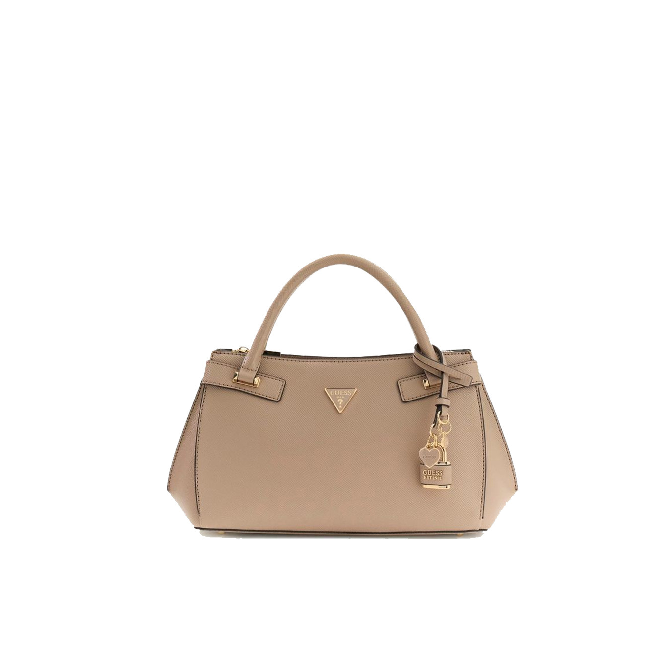 Guess Serenova Sac A Main Avec Charms PLC Taupe Taupe