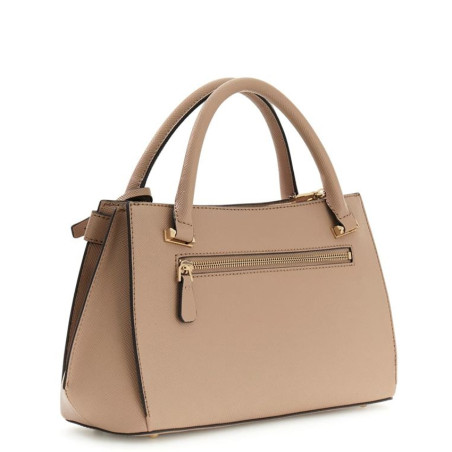 Guess Serenova Sac A Main Avec Charms PLC Taupe dos