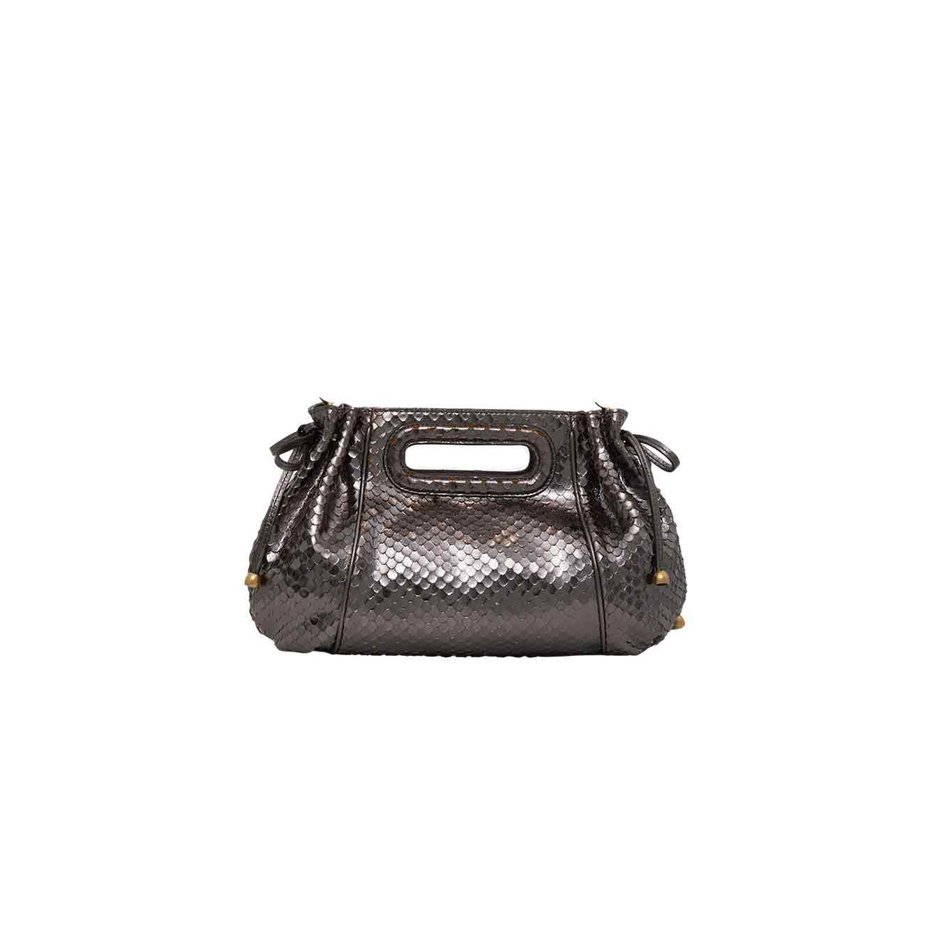 Sac Gérard Darel En Python Taupe - Occasion, Cuir Exotique, Sac Porté épaule Femme