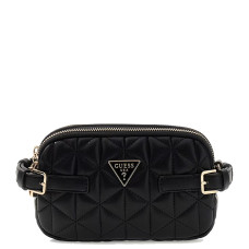 Guess Paisleigh Mini Sac Bandoulière Matelassé Black
