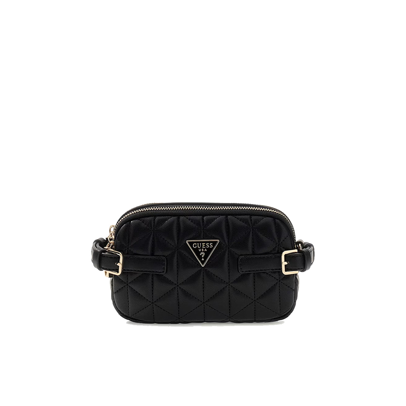 Guess Paisleigh Mini Crossbody Quilted Bag Black
