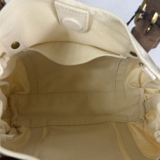 Gérard Darel The 18 Hours Crossbody Bag in Canvas Cream/Brown