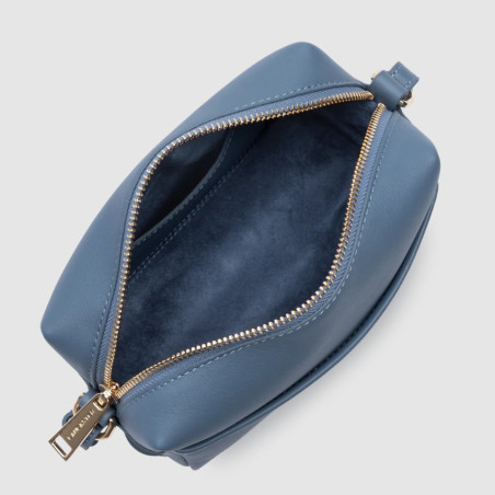 Lancaster Donna Cube Sac Trotteur 531-125 Bleu Jeans ouvert
