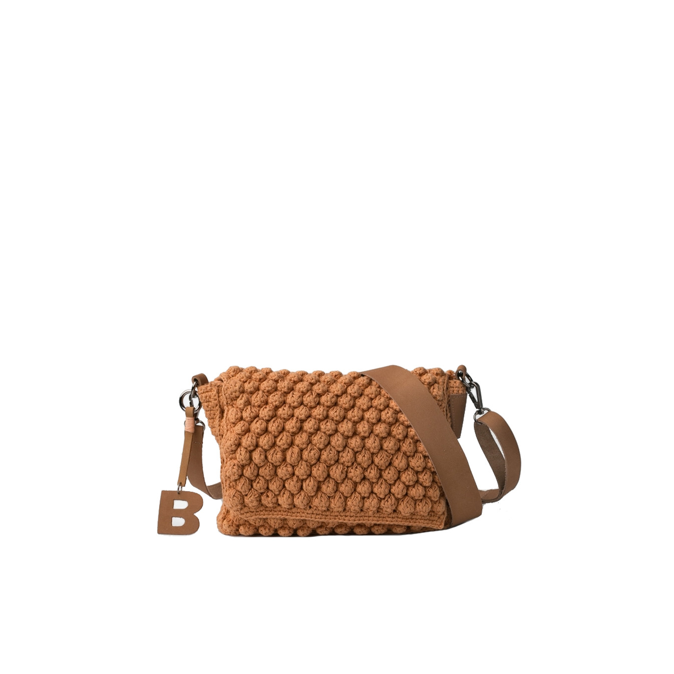 Biba Lop Woven Cotton Bag Salmon