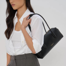 Lancaster Donna Cube Baguette Shoulder Bag with Long Straps 531-128...