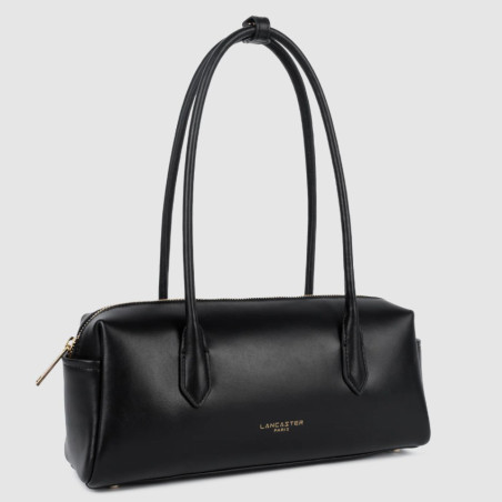 Lancaster Donna Cube Sac Porté Epaule Aux Anses Longues 531-128 Noir côté