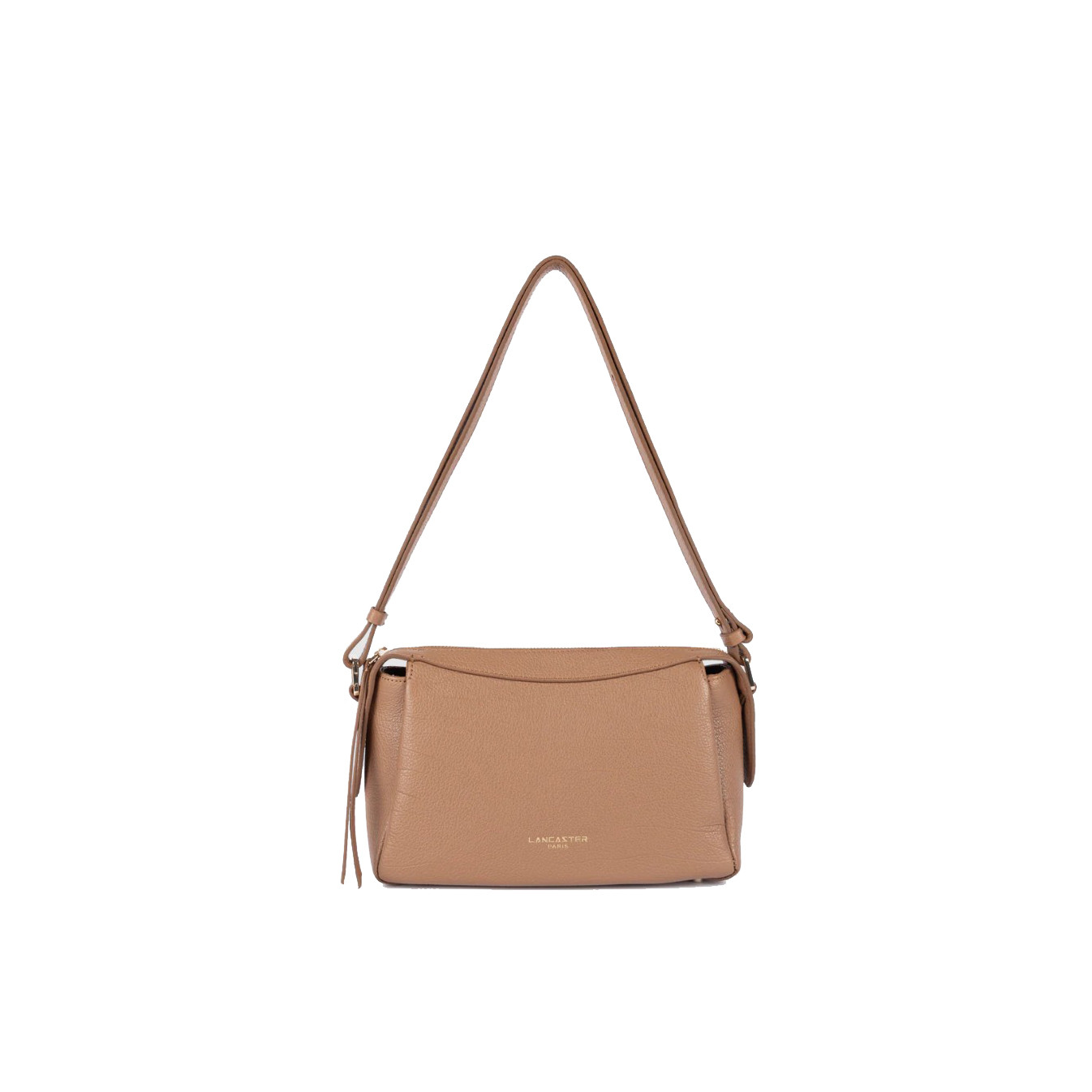 Lancaster Dune Tote Bag in Grained Leather 529-96 Camel