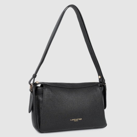 Lancaster Dune Tote Bag in Grained Leather 529-96 Black