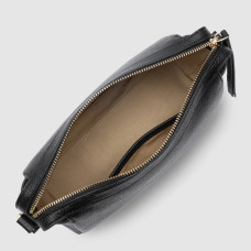 Lancaster Dune Tote Bag in Grained Leather 529-96 Black